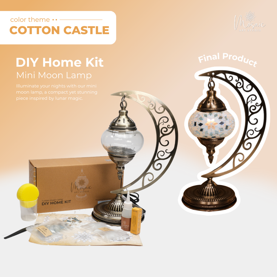 COTTON CASTLE Color Theme Turkish Mosaic Lamp DIY Home Kit