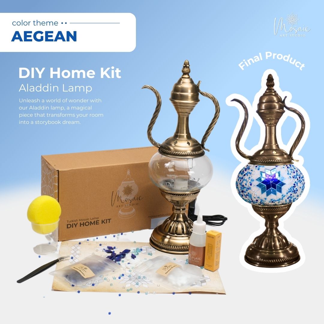 Mosaic Lamp DIY Home Kit