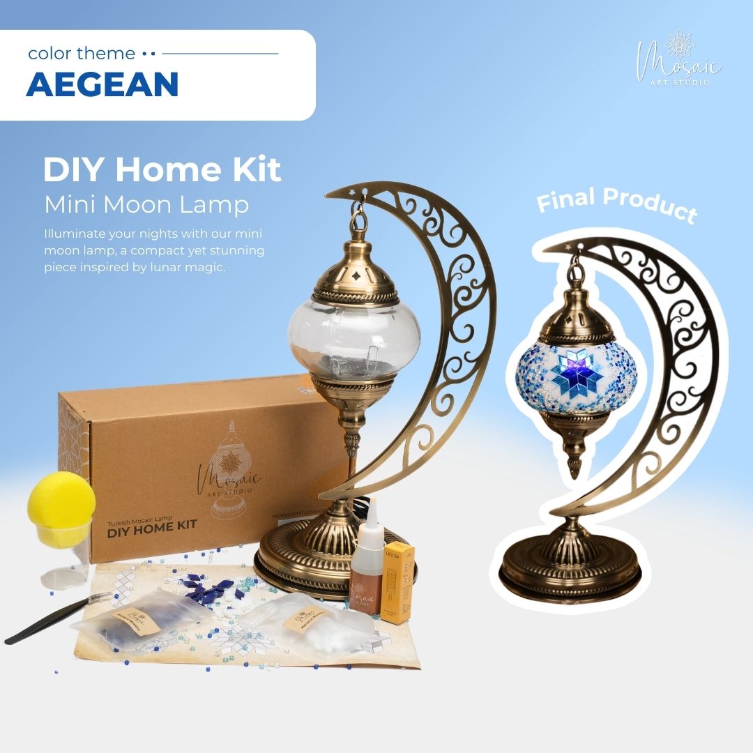 Mosaic Lamp DIY Home Kit