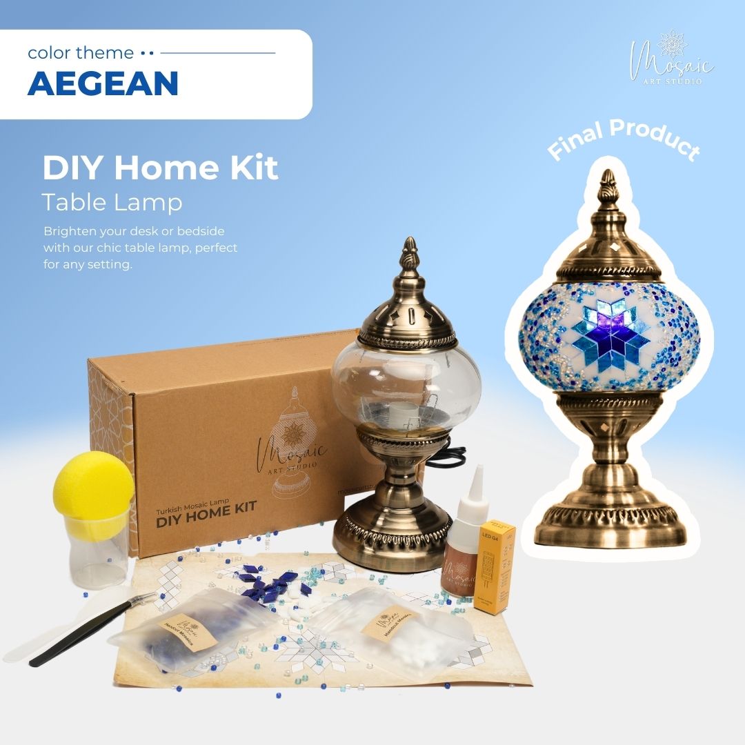Mosaic Lamp DIY Home Kit