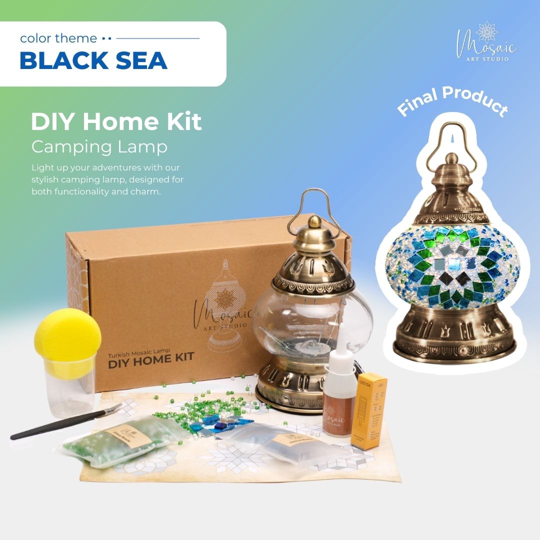 Mosaic Lamp DIY Home Kit