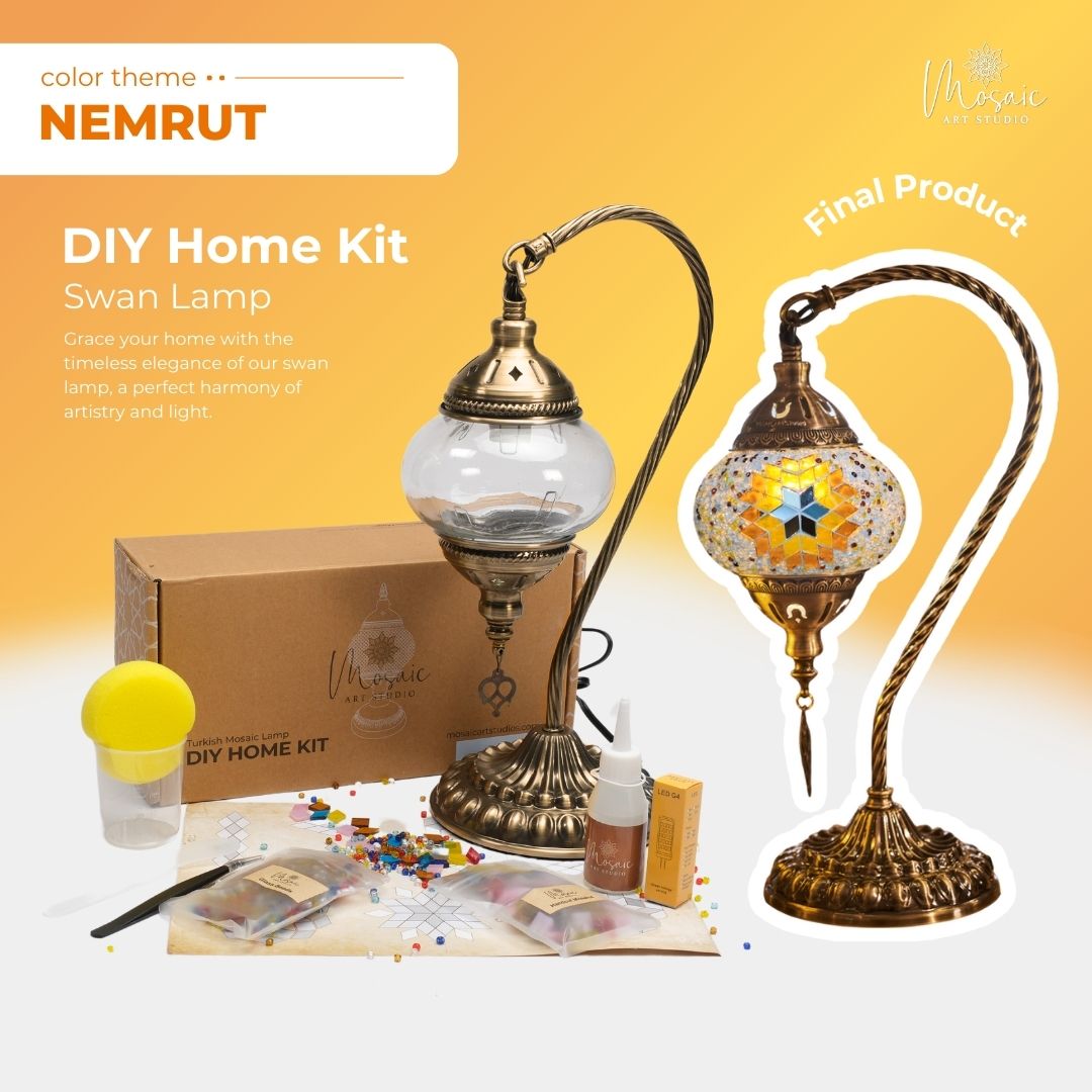 Mosaic Lamp DIY Home Kit