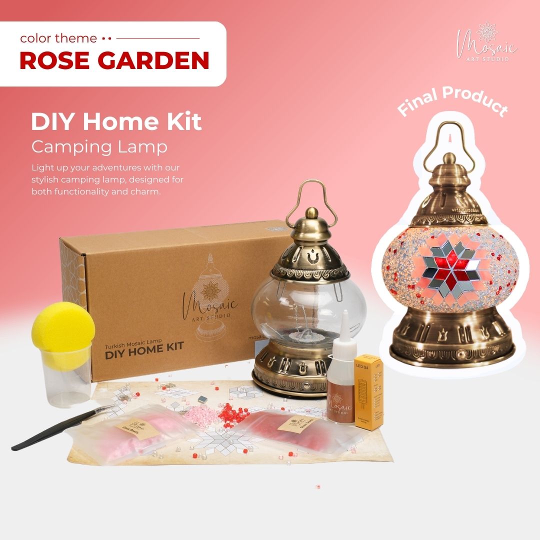 Mosaic Lamp DIY Home Kit
