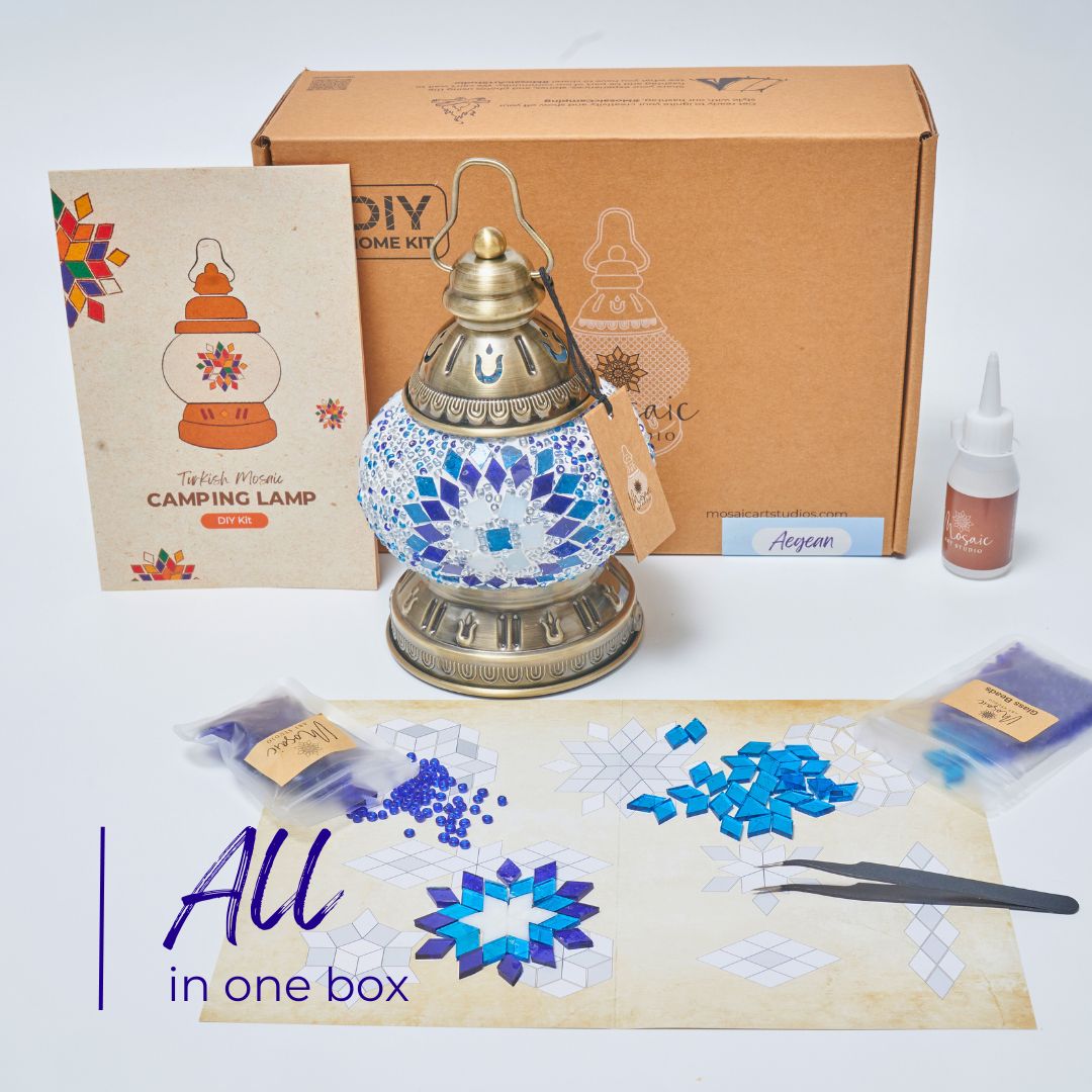 Mosaic Lamp DIY Home Kit