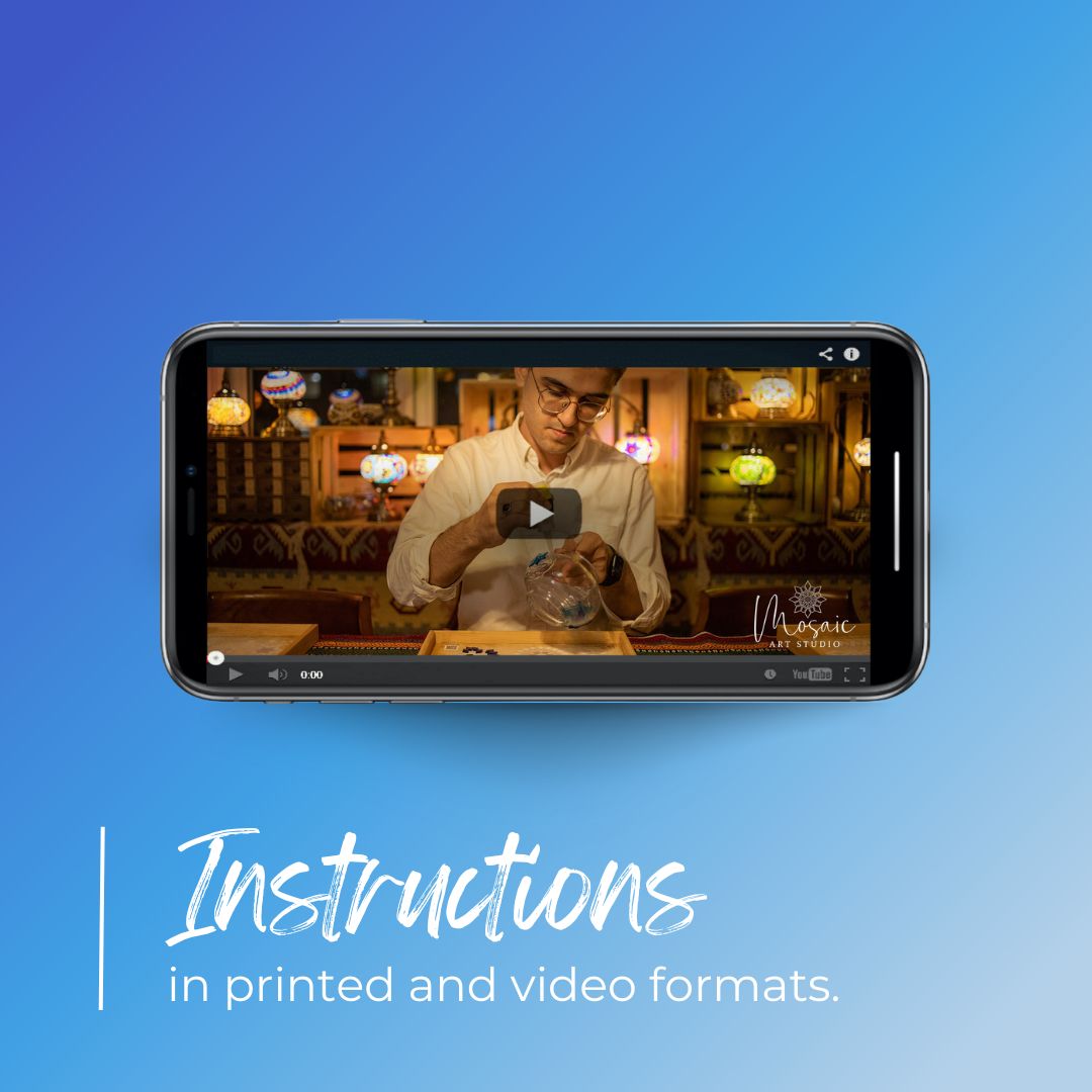 Mosaic Lamp DIY Home Kit