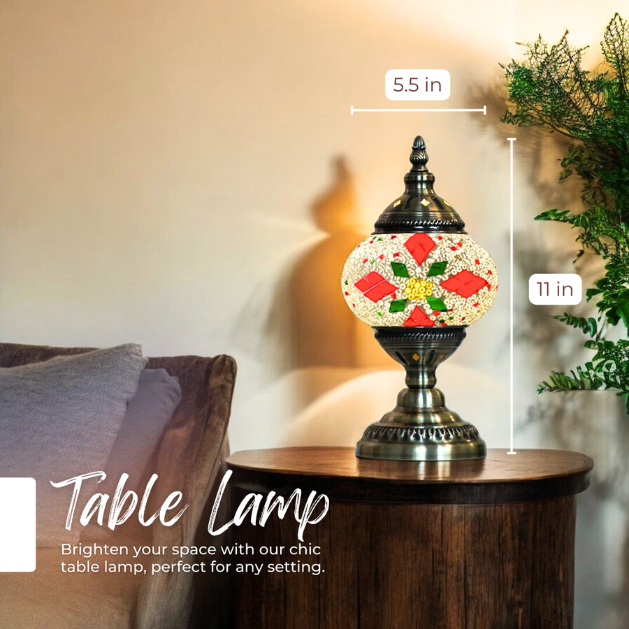 CHRISTMAS Color Theme Turkish Mosaic Lamp DIY Home Kit